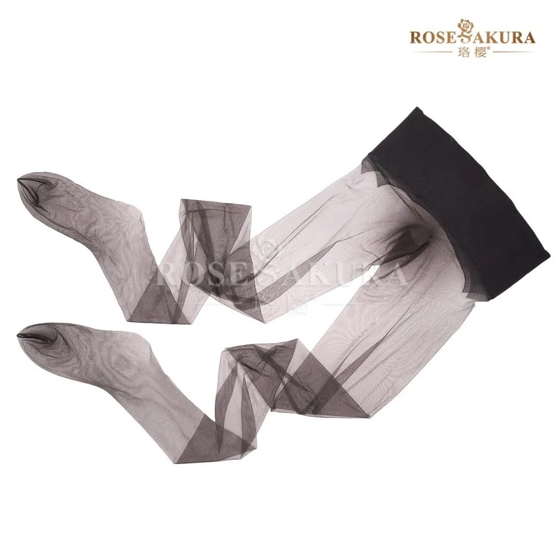 2025 la nuova seta ultrasottile avvolta nel nucleo 1D 8544 può essere tagliata a piacimento, calze senza cuciture, scivoloso trasparente in seta anti-gancio da donna