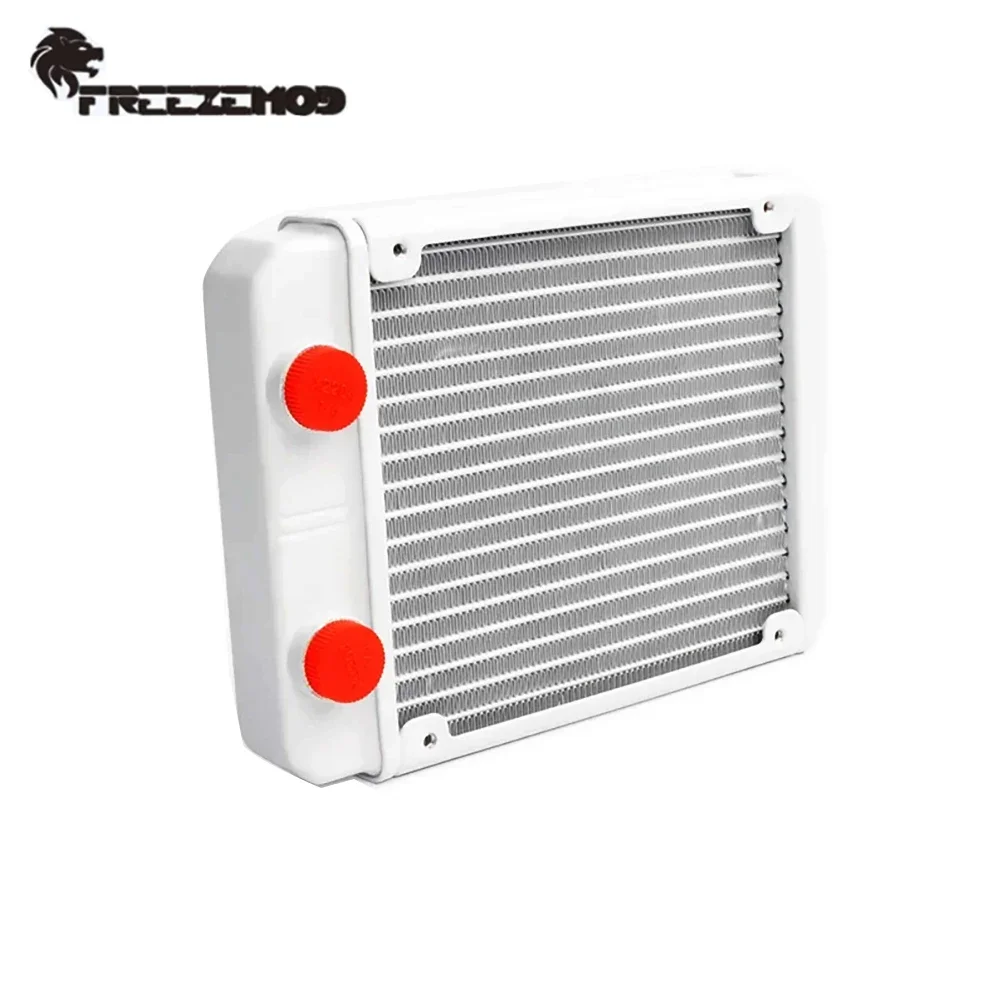 

FREEZEMOD Aluminum Radiator White 120 Radiator 17 Wave Crest Fins ROHS Certification SR-LPZJ120