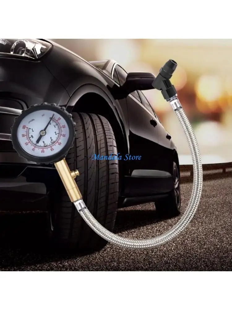 U2JC Tire Pressure Gauge Car Bike Barometers Tyre Meter Auto Tester Monitoring System