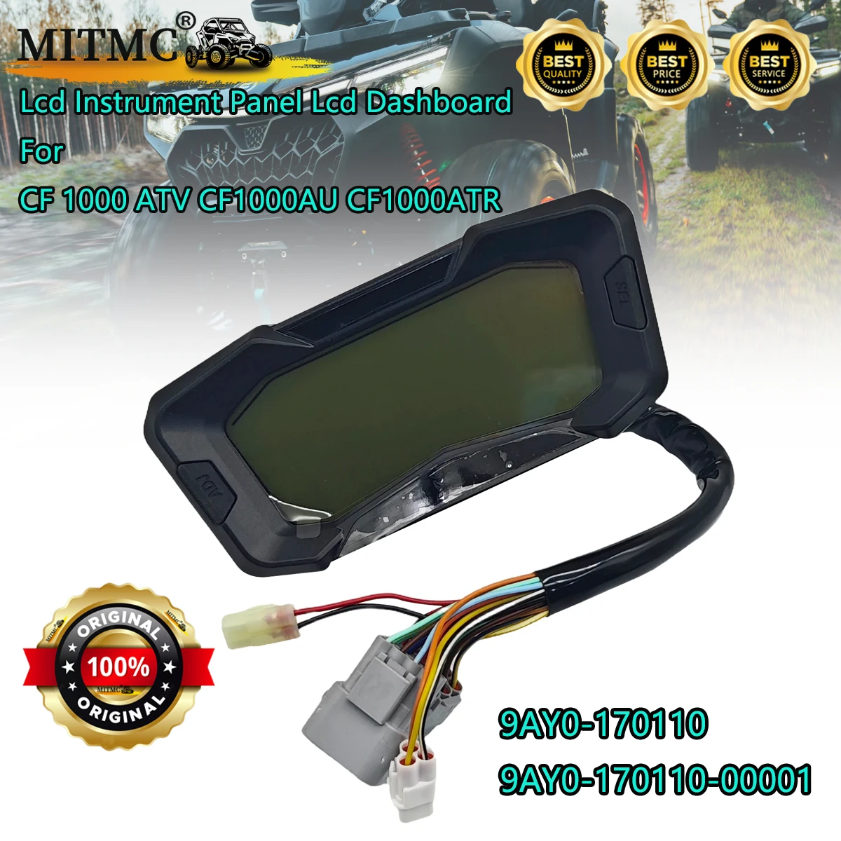 Lcd Instrument Panel Lcd Dashboard For CF 1000 ATV CF1000AU CF1000ATR 9AY0-170110 9AY0-170110-00001