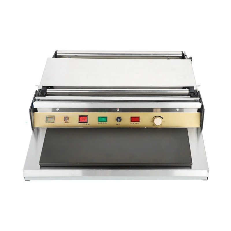 Supermarket fruit store packaging, plastic wrap sealing and cutting machine, plastic wrap packaging machine, vegetable and fruit