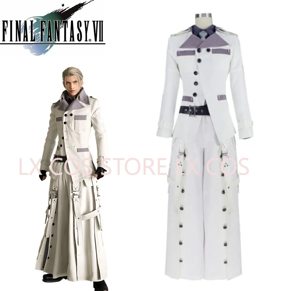 

Game Remake FF VII Remake Rufus Shinra Cosplay Costume Halloween Uniform Outfit Anime Clothes Custom Made