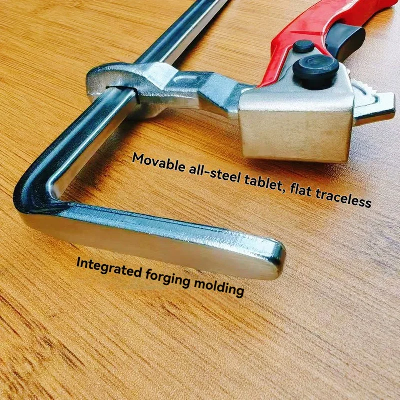 160X60mm Quick Guide Rail Ratchet Clamp Woodworking F Clamp Quick Clamping For Guide Rail System Hand Tools