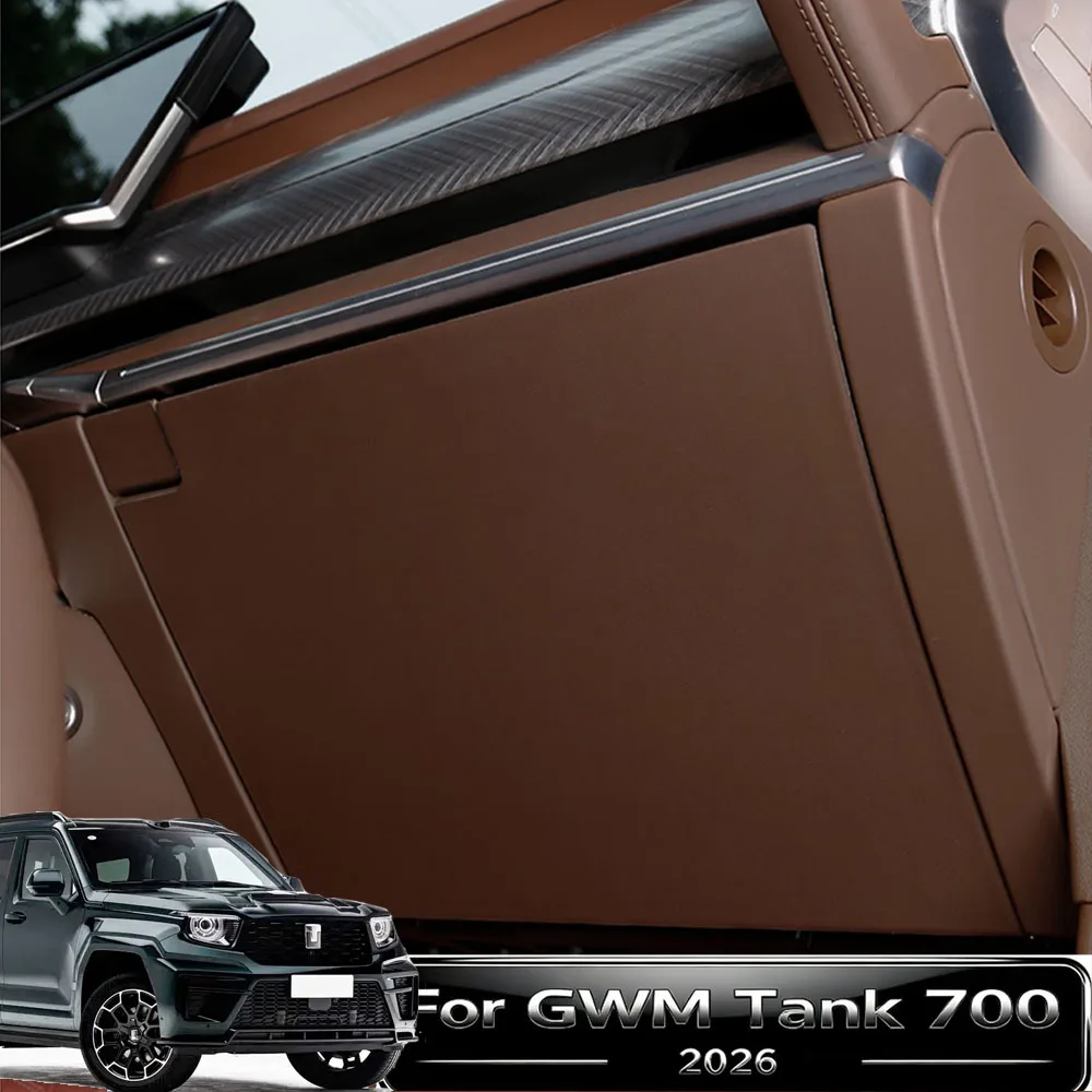 Fit For GWM Tank 700 2026 Passenger Storage Box Anti Kick Pad Glove Box Protector Essential Interior Modification Accessories