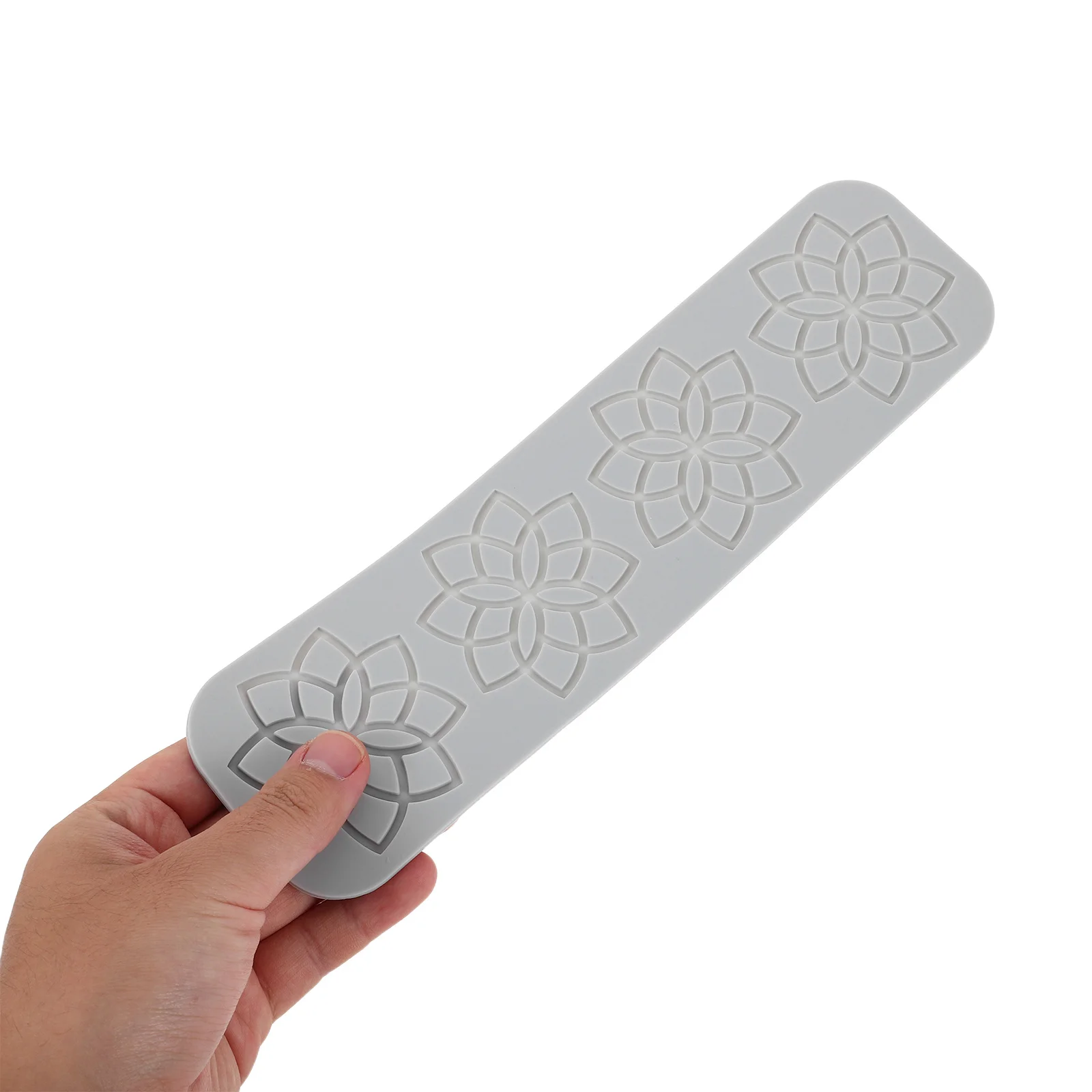 

4Pcs Silicone Lace Molds Lotus Flower Embossed Mat Cake Decorating Fondant Chocolate Dessert Mold Nonstick Baking Tool