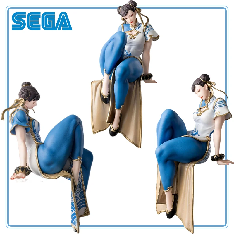 

【100% подлинный】SEGA Original Street Fighter 6 Chokonose Премиум-фигурка "Chun-Li" Гаражный комплект Аниме Мультяшная модель Игрушки Подарки Игрушки