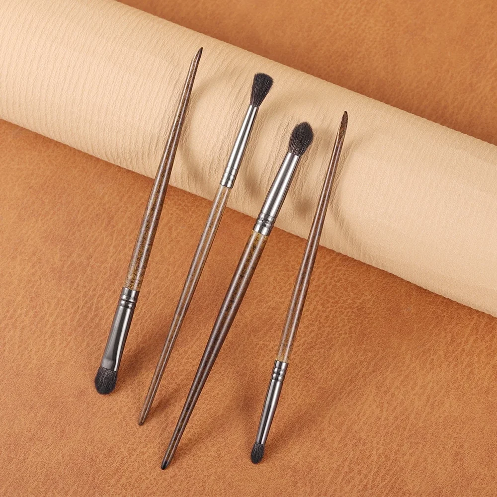 OVW Goat Hair Makeup Eyeshadow Brushes Set 4Pcs XQ111219N64b