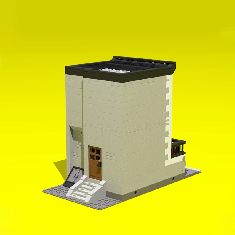 City Street Scenery Model for Children, MOC-99432, House Building Block, Assembly Model, Brick Toy, Presentes de Natal