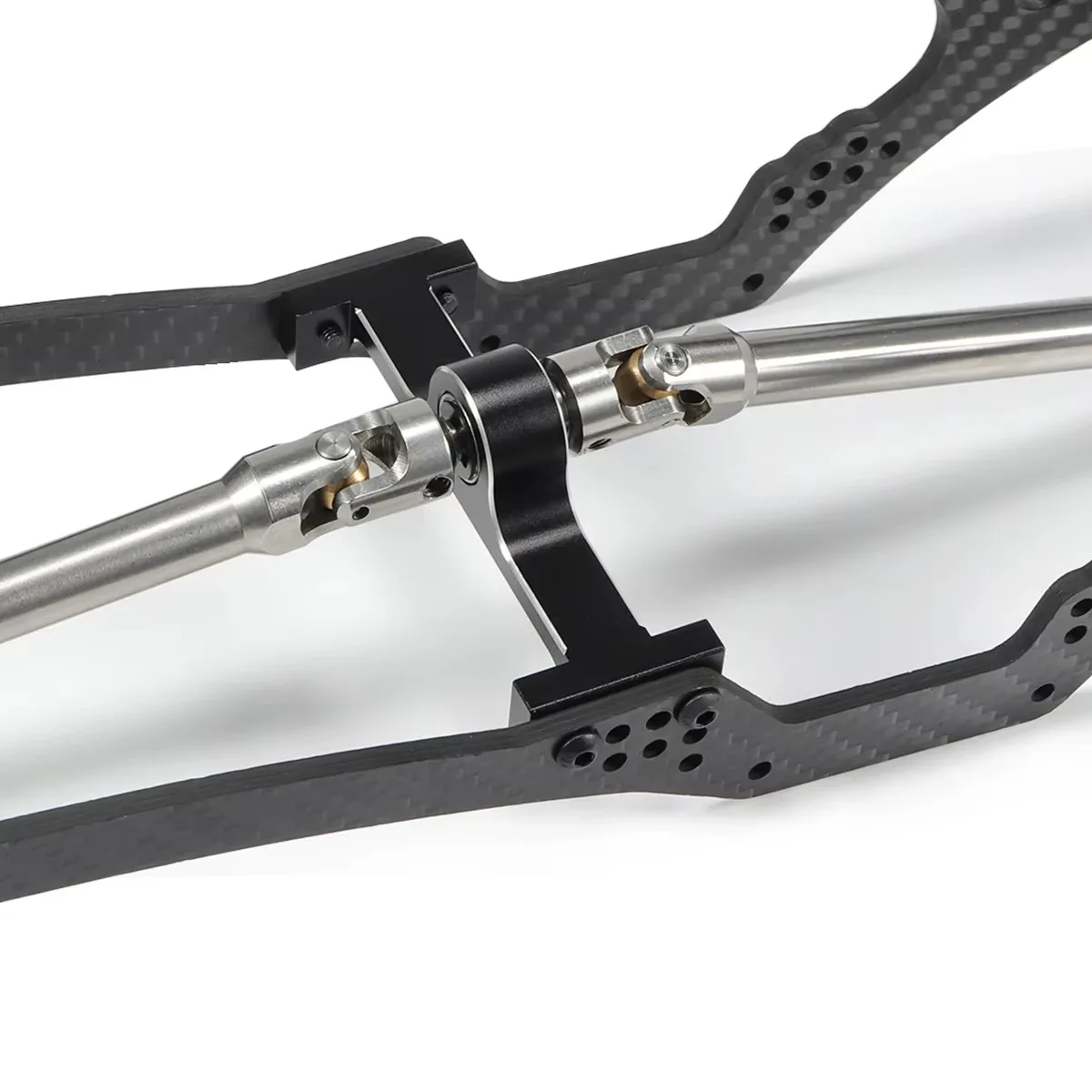 سبائك الألومنيوم 1/10 نقل حالة 70 مللي متر عرض 5 مللي متر D-شكل رمح ل RC الزاحف الغشاش الحفارات MOA 1.9 رمح LCG الهيكل بناء #6