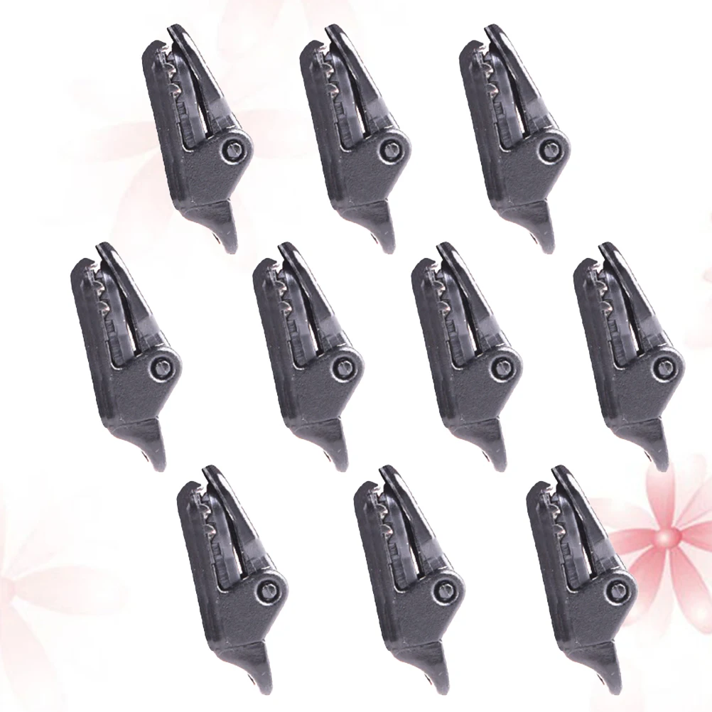 

10 Pcs Windproof Crocodile Clips High Strength Durable Plastic Clamps Tarpaulin Canvas Tent Accessories Outdoor Camping Hiking