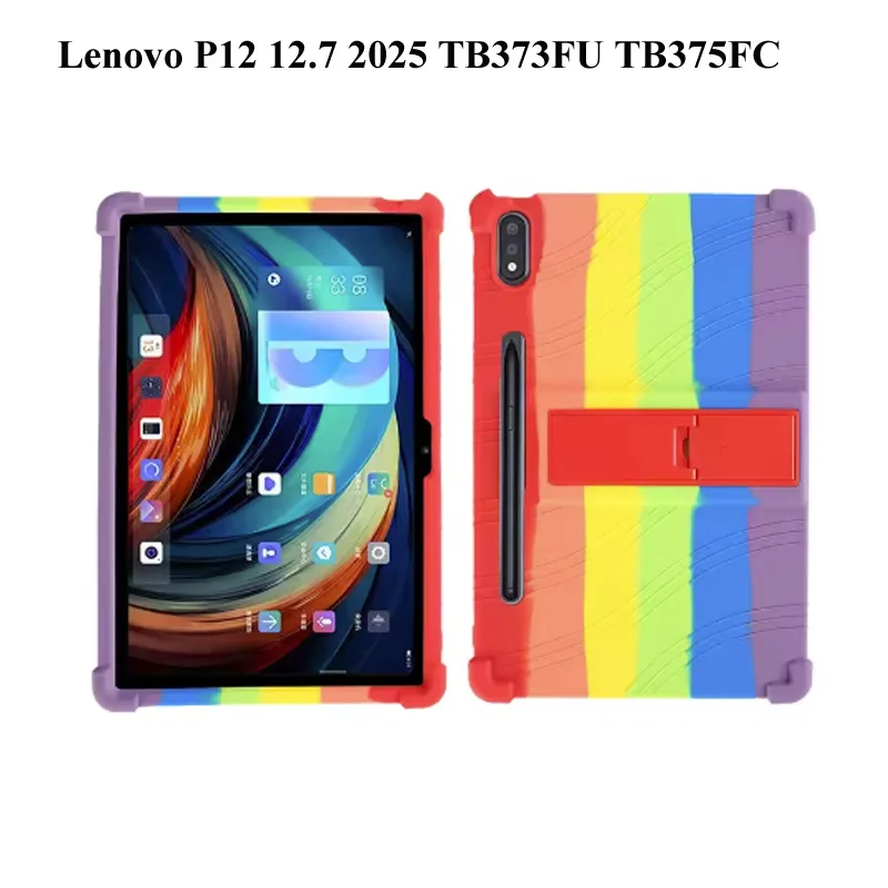 

Для Lenovo Tab P12 12,7 TB-373FU TB-375FC 2025 Xiaoxin Pad Pro 12,7 2025 2023 TB-371FU Чехол для планшета Coque Airbags Kids Case
