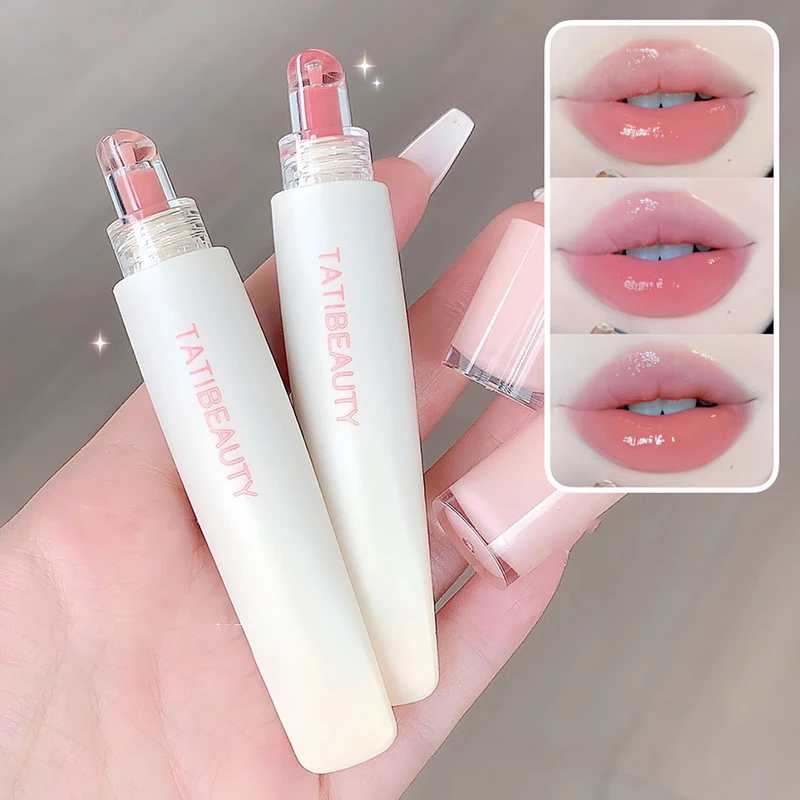 1PC Lipgloss ลิปสติก Liquid Waterproof Moisturizer Lip เครื่องสําอางค์ Lip Lip Tint แต่งหน้า GLOSS