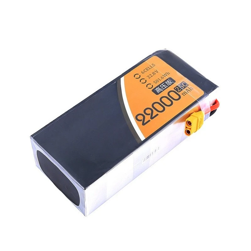 22000mAh 22.8V 25C 6S1P Lithium Battery for Eppo Machine Aerial Machine Surveying Drones Six-axis/Eight-axis Drones Accessories