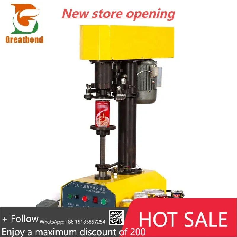 제조업체 저가 반자동 전기 데스크탑 상업용 주스 캔닝 틴 캔 실러 둥근 병용 밀봉 기계