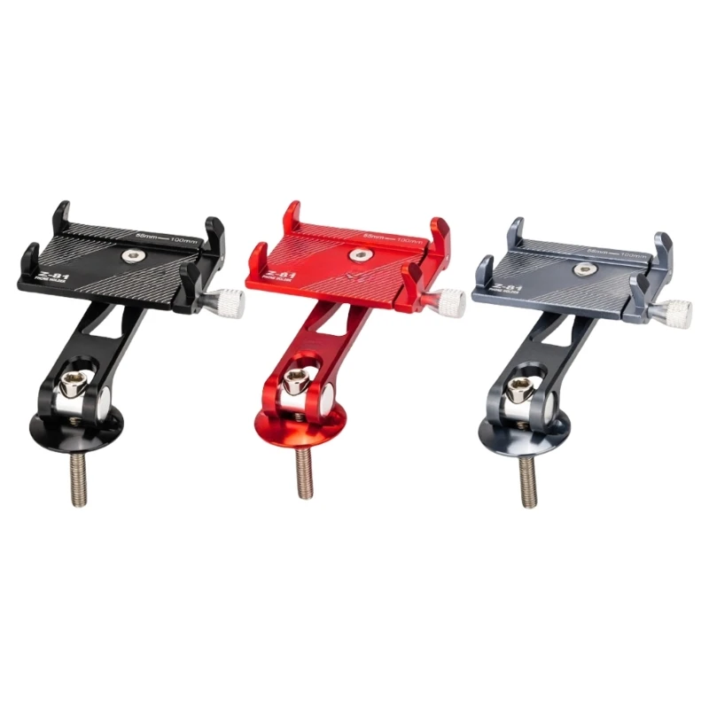 Aluminum Alloys Bike Phone Holder Stem Top Mount Phone Clip Adjustable Bicycles Phone Brackets for Bicycles Accessories
