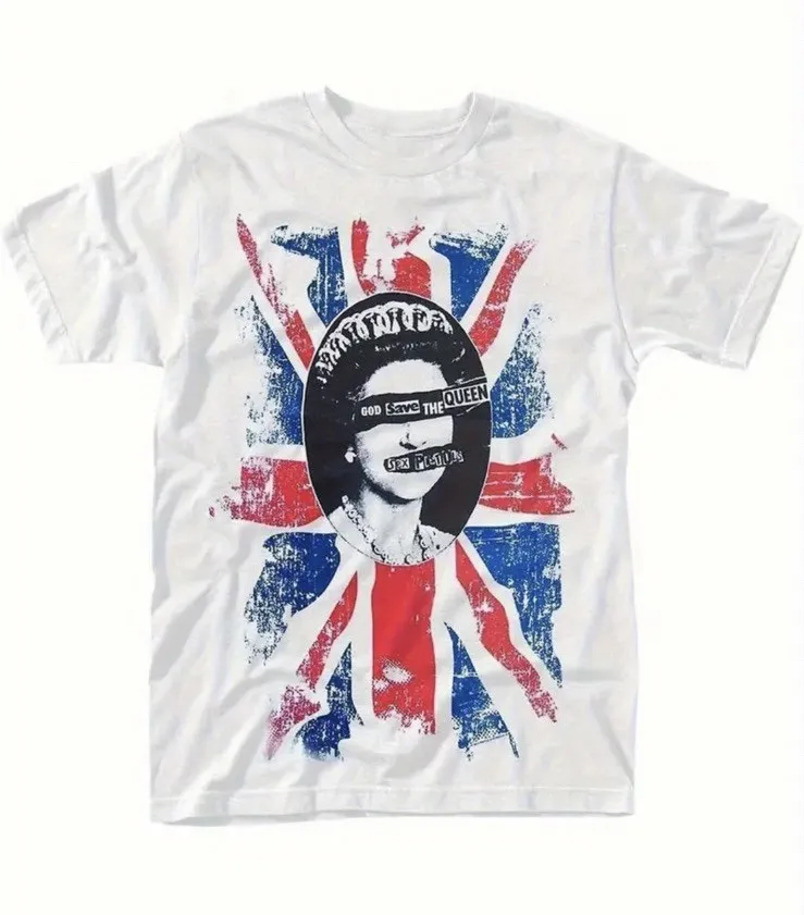 Camiseta Unisex para hombre Sex Pistols God Save The Queen, última novedad, todas las tallas