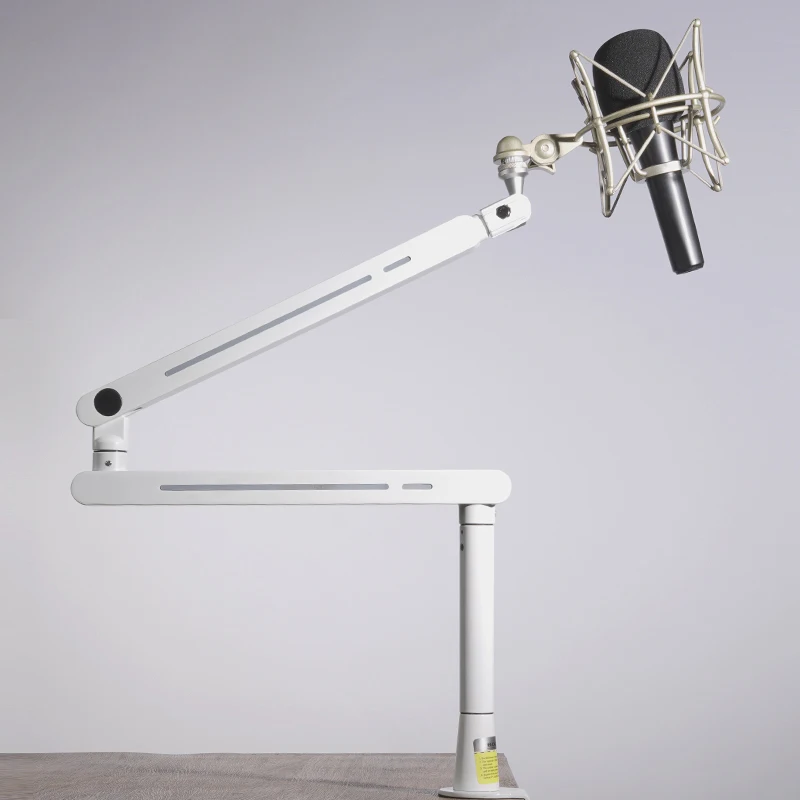RGB Microphone Bracket Microphone Arm Stand Rotatable Suspension Boom Scissor Stand