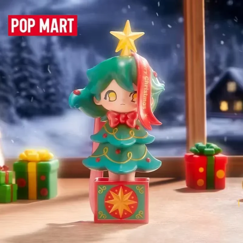 

POP MART AZURA, теплая рождественская серия, оригинальная слепая коробка, игрушки, каваи, аниме, экшн-фигурка, сюрприз, загадочная коробка, куклы, подарок для девочек