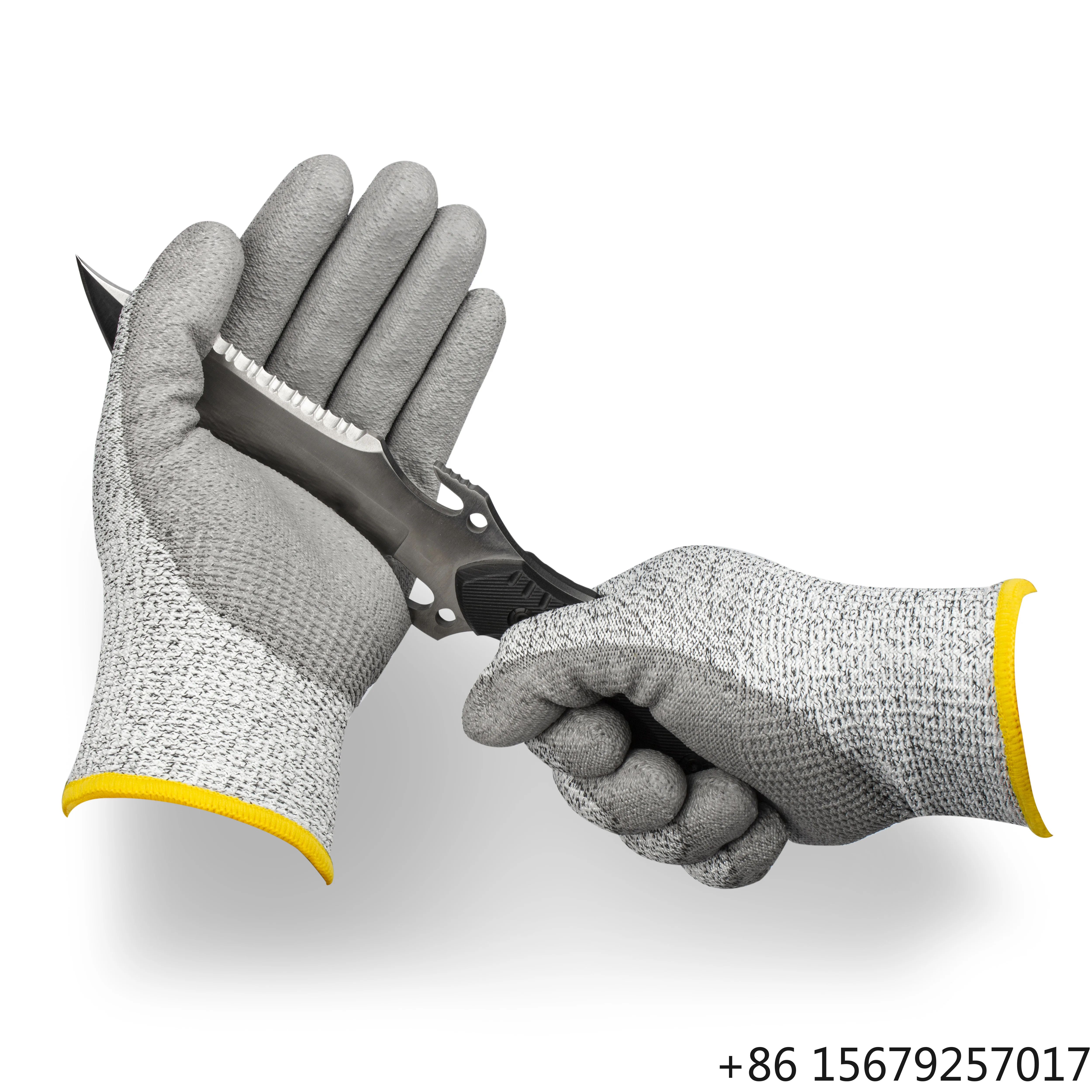 High Performance Level 5 Protection  Anti Cut Resistant Work Gloves Safety Hand Gloves