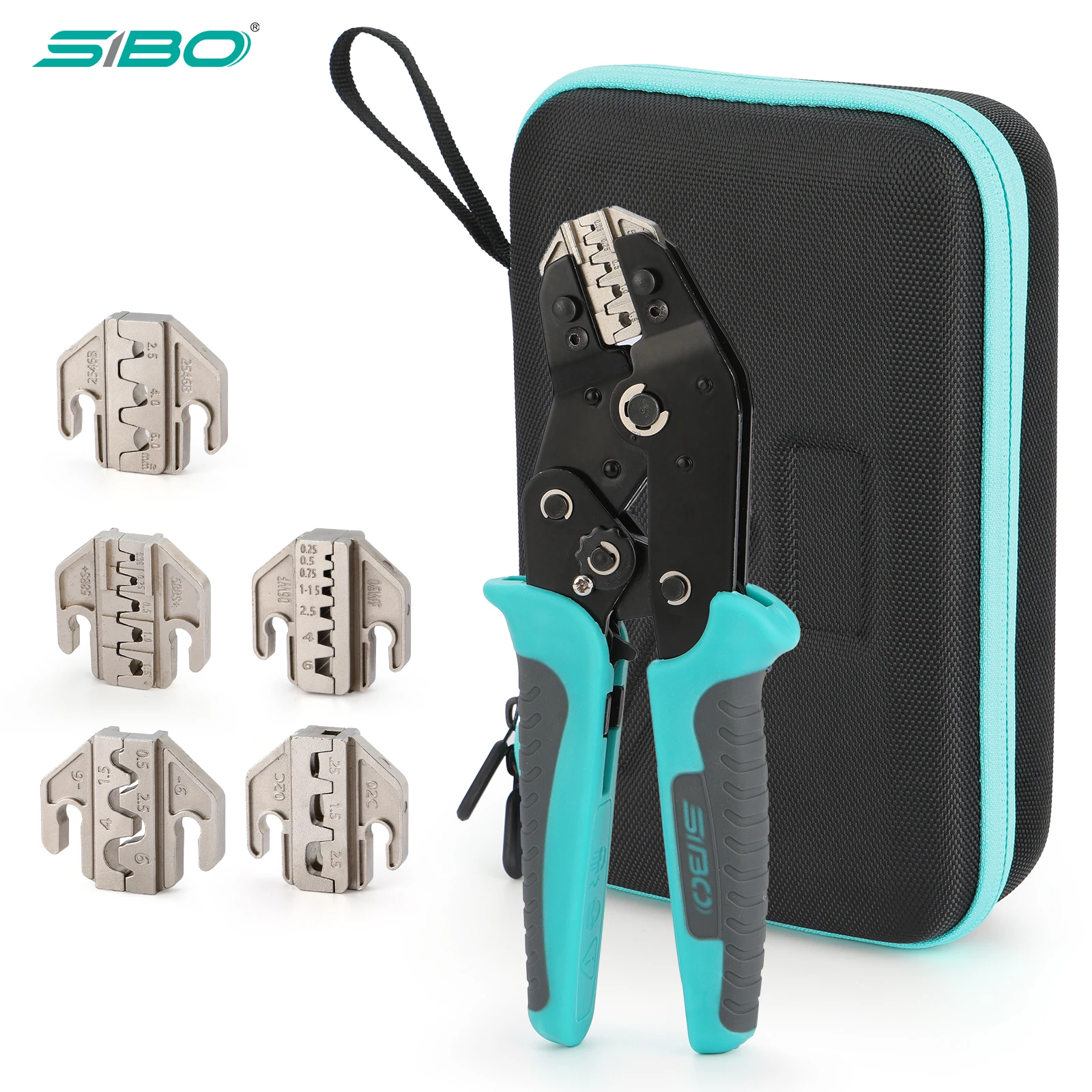 Crimping Tool Set Electrician Tools Quick Change Jaws For Crimp Terminals Dupont JST Non Insulated Open Barrel Ferrule MC4 Solar