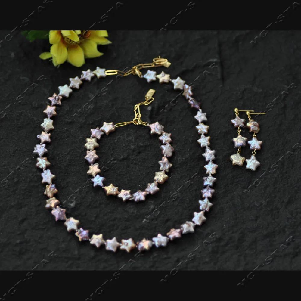 

Набор MTC·STAR: редкие украшения с жемчугом Эдисона и монетами в форме пятиконечной звезды, 19 дюймов, 11 мм, ярко-фиолетовый лавандовый цвет (Z14527)