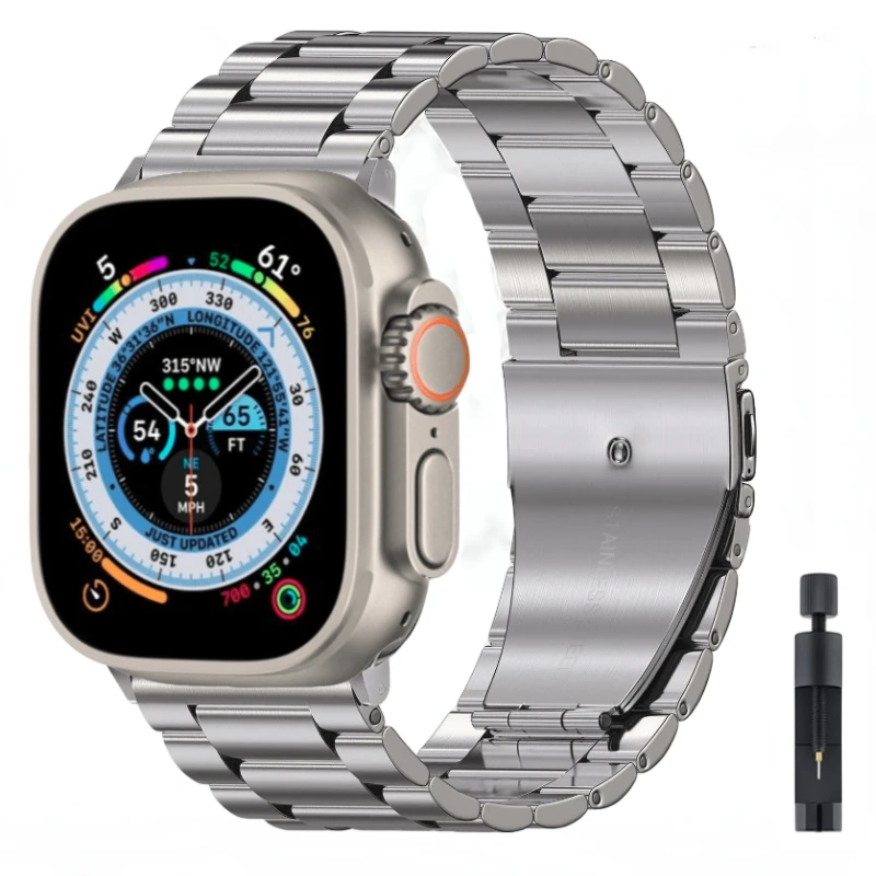 Metallarmband für Apple Watch 10 46 mm 42 mm Ultra/2 49 mm 9 8 7 45 mm 41 mm Edelstahlarmband für iWatch 6 5 4 3 SE 44 mm 40 mm