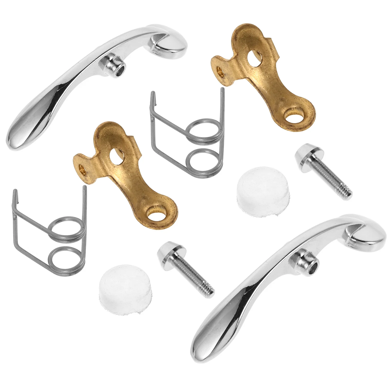 

10Pcs Trumpet Valve Kit Water Key Assembly Repair Set Spring Screws Durable Wind Instrument Accessories Trumpet Maintenance