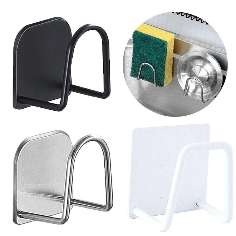 Pia esponja rack de armazenamento de drenagem prateleira de aço inoxidável cozinha fio bola pano organizador titular rack de armazenamento de cozinha gadget do banheiro