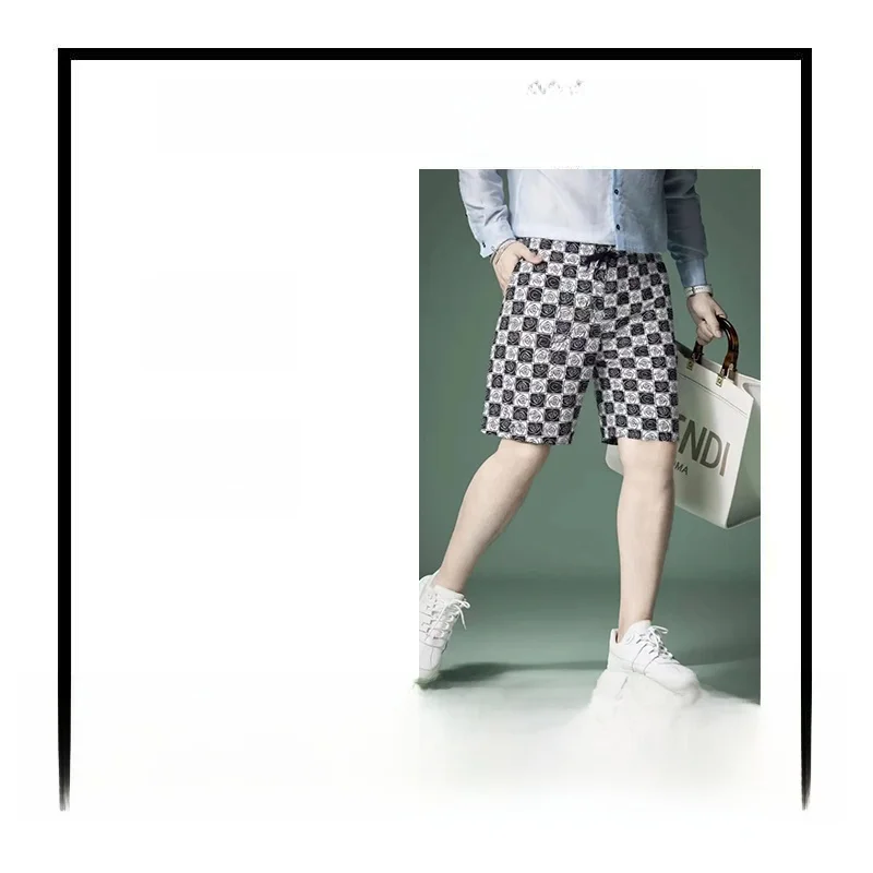 

Casual Loose Sports orts Youth Faion Summer Breathable Five-Quarter Length Beachwear Lightweight Men's Cargo Pants