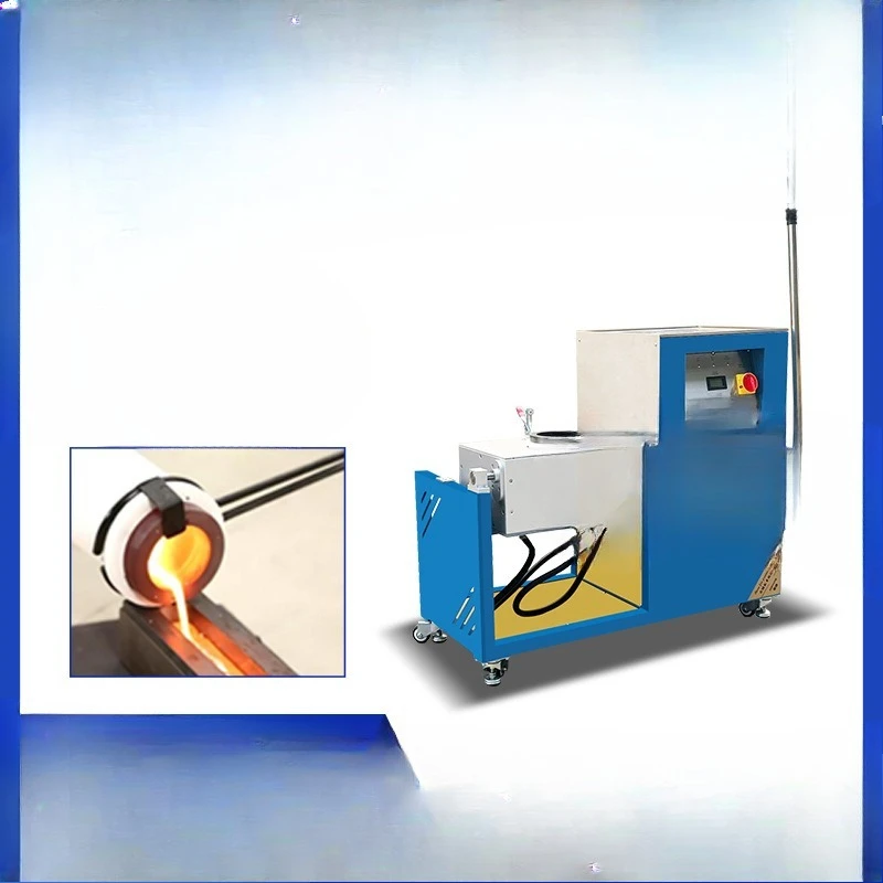 Induction heating machine of inclined melting furnace 1600 ℃ high temperature gold melting machine