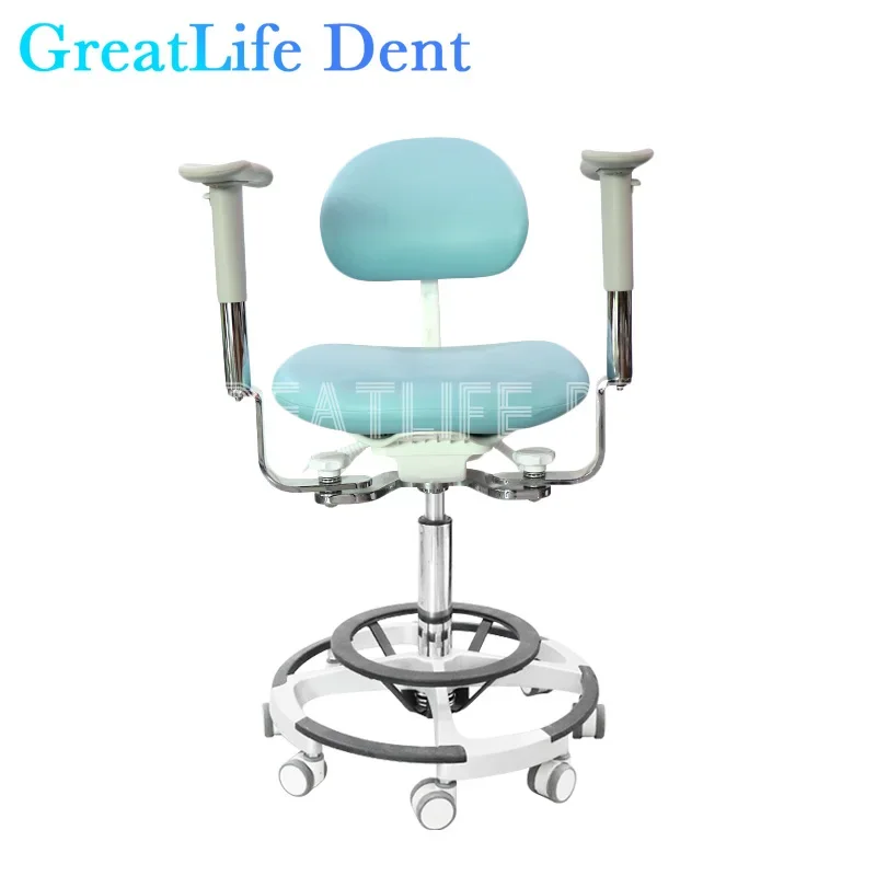 

GreatLife Dent Comprehensive Treatment Luxury Foot Pedal Height Adjustable Dental Laboratory Equipment Instrument Dentist chair