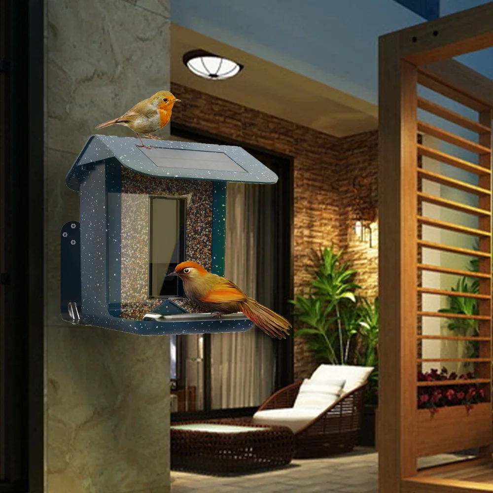 Newest Designed Smart Bird Feeder With Camera And Motion Detection Function