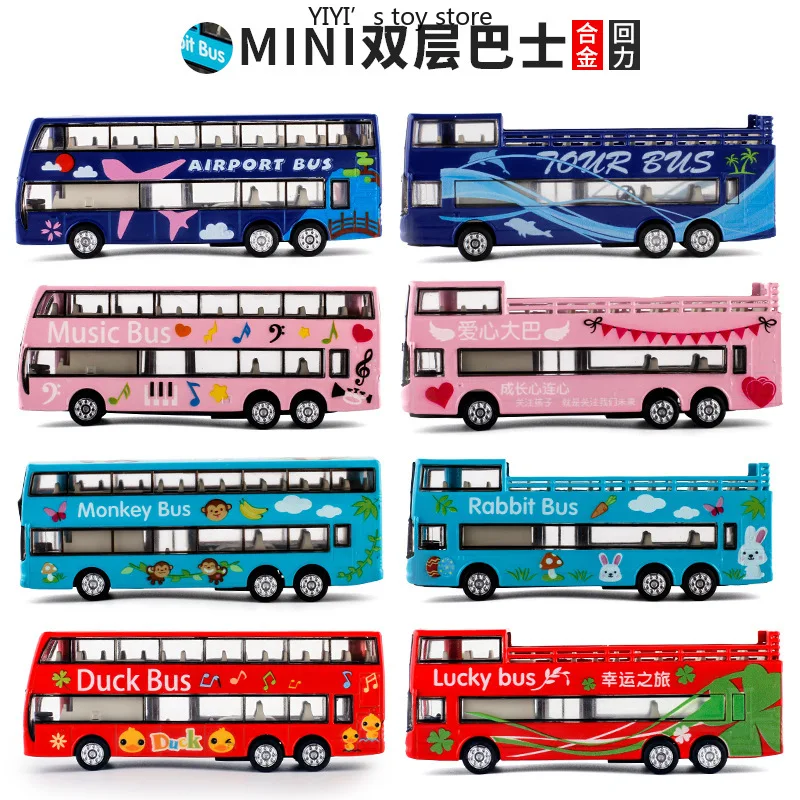 

Double decker bus, regenerative alloy car model, high-end desktop decoration, high-end collectibles and gifts 20