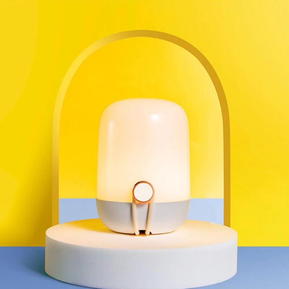 

Touch Night Light LED USB Warm Control Creative Bedside Lamp White Student Small Table Bedroom Lighting ABS Silicone