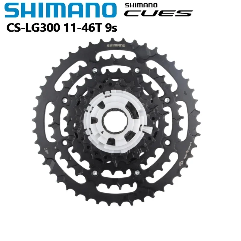 SHIMANO CUES CS LG300 9Speed 11-36T 11-41T 11-46T 10Speed 11-48T LINKGLIDE Cassette CUES U6000 Series 10-speed