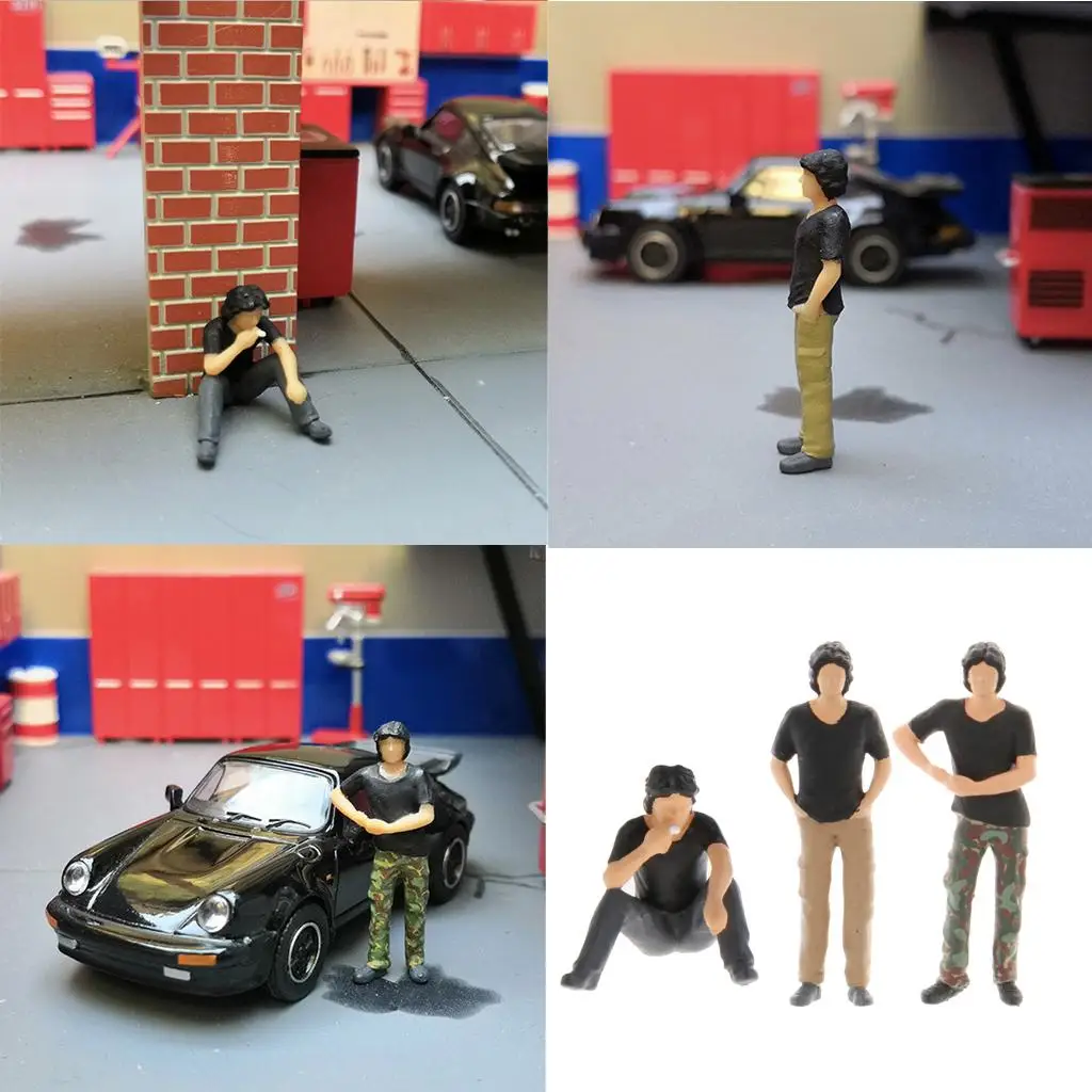 1/64 Miniatuur Model Scenario Beeldje Speelgoed Gebouw Diorama Accessoire