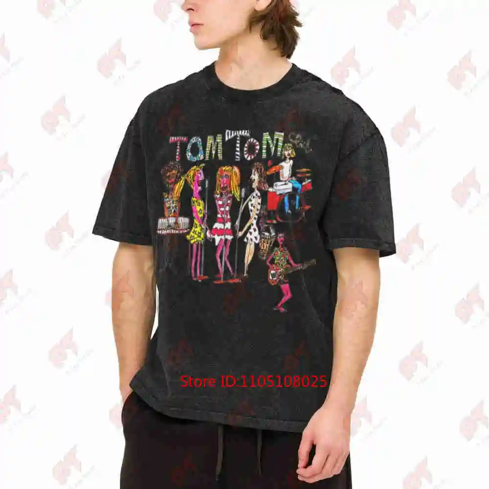 Tom Club Wordy Rappinghood Genius Of Love Talking Heads Vintage Washed Tee Pure Cotton T-Shirt