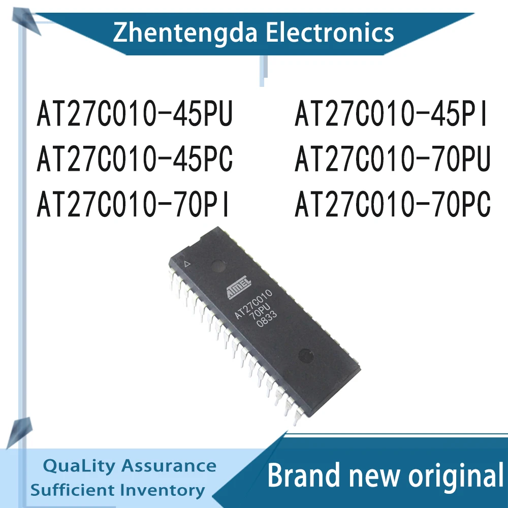 AT27C010 AT27C010-45PU AT27C010-45PI AT27C010-45PC AT27C010-70PU AT27C010-70PI AT27C010-70PC IC Chipset DIP-32