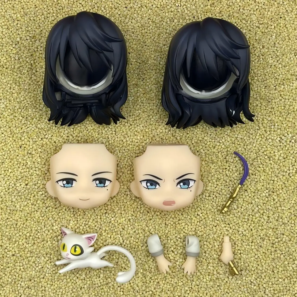 GSC Clay man accessory dismemberment hair face doll accessories