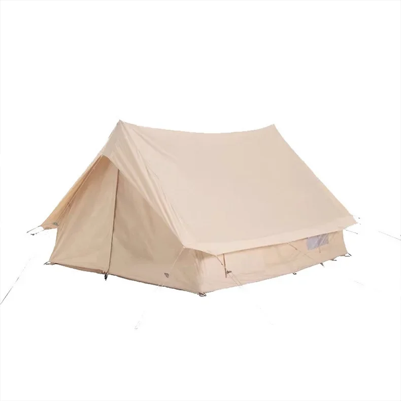 For Retro Herringbone Roof Tent Outdoor Thickened Rainproof Camp Hotel Tent All-Season Warm Cotton-Cloth Tents