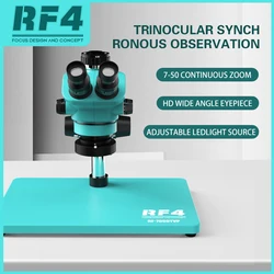 RF4 Repair Medical Student Practice Objective Lens Inverted Hot Sale RF7050TVP 6.5-65XMicroscope Big Base 7-50x Clear Microscope