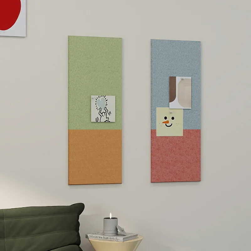 Filz-Wandfliesen DIY Selbstklebende Fotodisplay-Tafel Abnehmbare Bilderkollagen-Tafel für Wanddekoration Stimmungs- und Visionstafel
