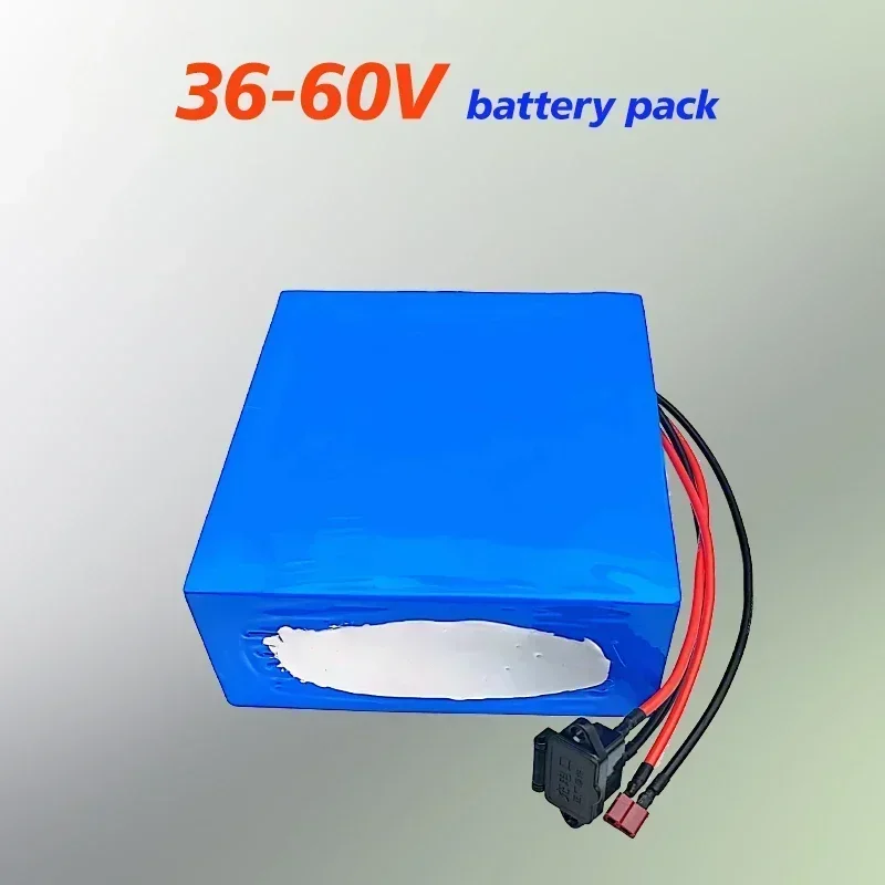 High power 60V 48V 36V 21700 lithium battery pack 1000W-3000W electric bicycle motorcycle Kick scooter energy storage