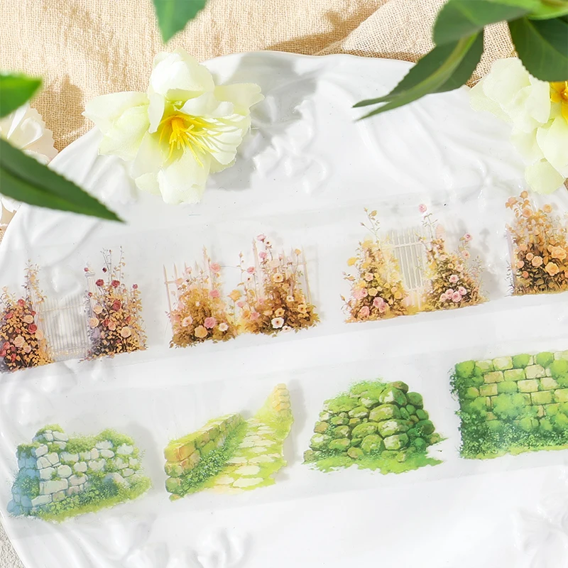 12 ピース/ロットダークシャドウシリーズかわいい素敵なレトロな装飾 PET テープ