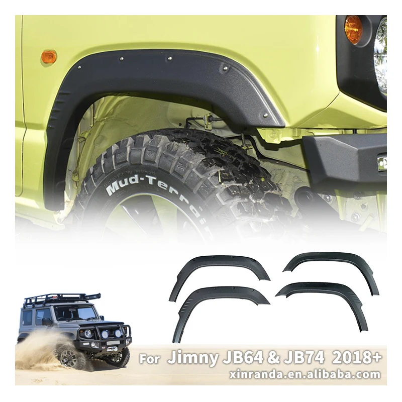 

Modification Jimny JB64 Accessories Car Wheel Eyebrow Fender Flares for Suzuki Jimny JB64W JB64 2018 2019 2020 2021 2022 2023+