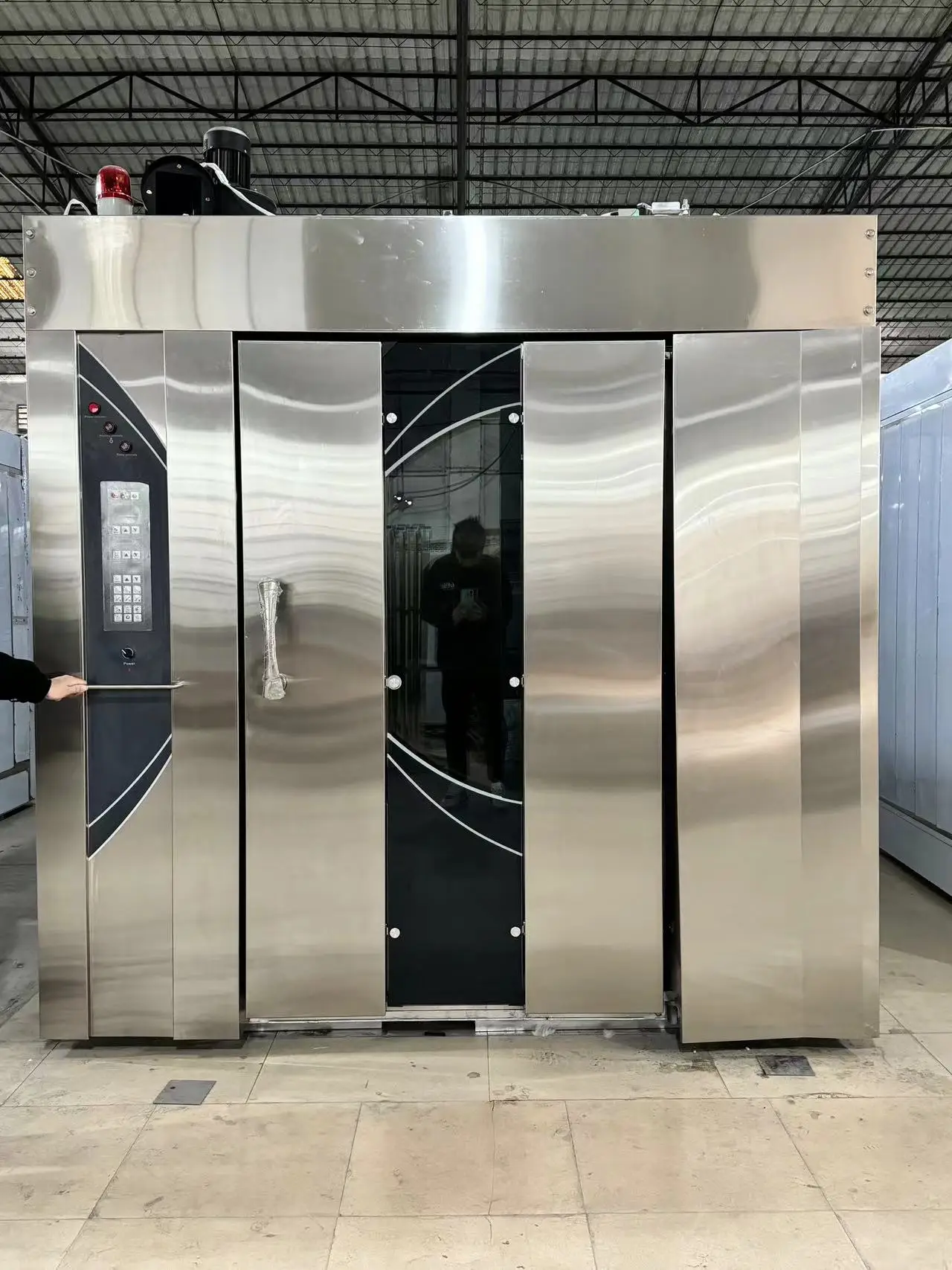 64-Tabletts, große industrielle Backmaschinen, Bäcker, 64-Tablett-Rotationsofen