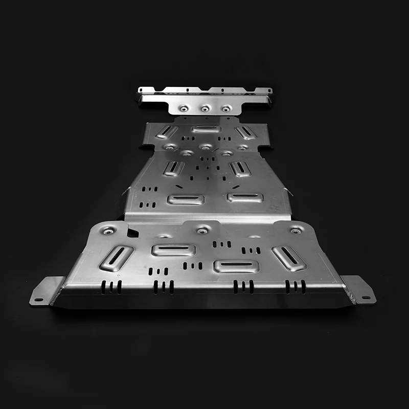 New JunChen Impact-Resistant 3D Engine Aluminum Skid Plate One Year Warranty For BAIC Cross-Country Chassis Cover