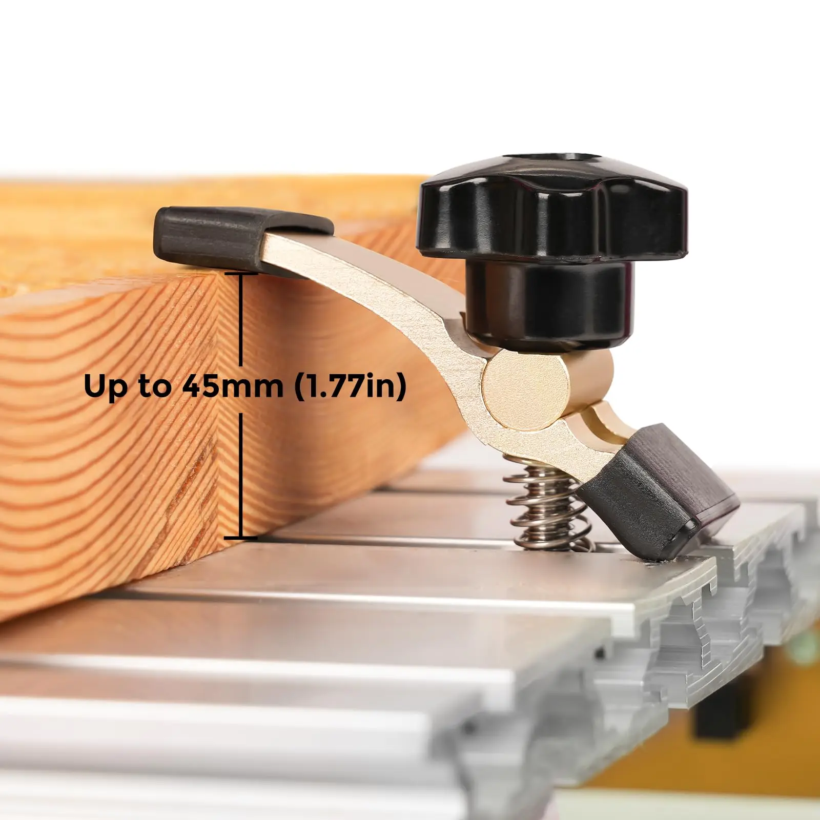 2PCS Mini Hold Down Clamp Kit, CNC Router Clamp for Woodworking and Metalworking, Compatible with 3018 CNC Router Machine