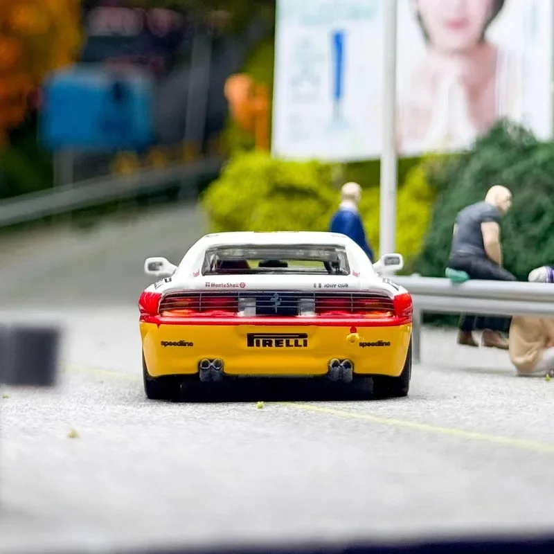 Tarmac Works 1/64 Ferrari 348 Challenge Italian GT 1994 Metalowy Model Auta Zabawka Odlewany Ciśnieniowo Prezent
