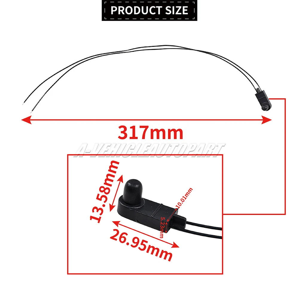 71753245 Exterior Outside Ambient Temperature Sensor Underneath Door Mirror Fit For Fiat Grande Punto 500